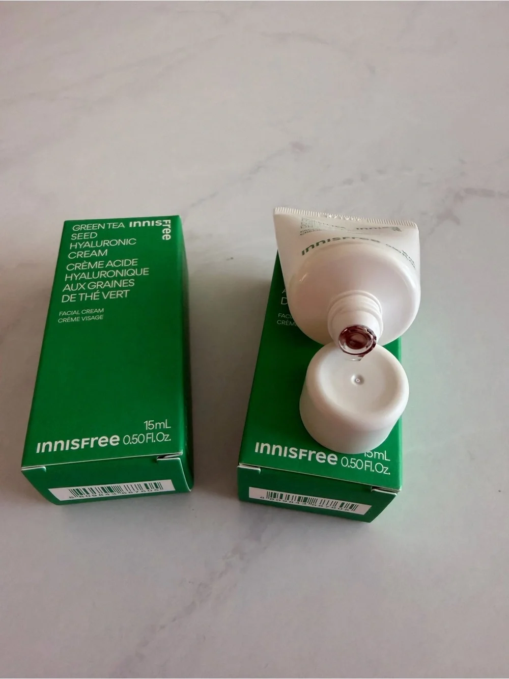 2 for 1 - Innisfree Green Tea Seed Hyaluronic Cream — Hydrating Face Moisturizer